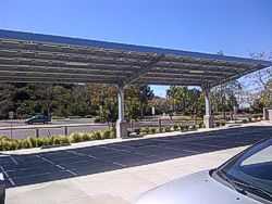 Steel Cantilever Shade Solar